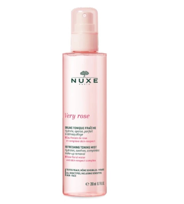 Nuxe Very Rose Refreshing Toning Mist, Τονωτική Λοσιόν σε Spray, 200ml