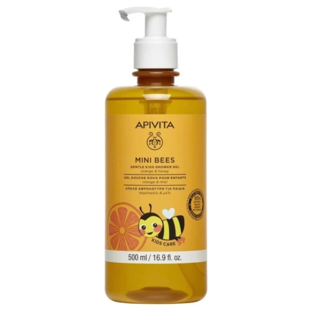 Apivita Mini Bees Αφρόλουτρο για Παιδιά με Πορτοκάλι & Μέλι 500ml