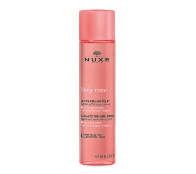 Nuxe Very Rose Radiance Peeling Lotion, Λοσιόν Απολέπισης για Λάμψη 150ml