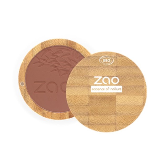 Zao Organic Compact Blush 321 Brown Orange