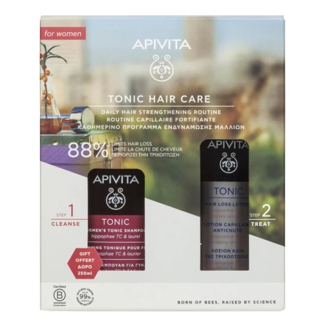 Apivita Promo Womens Tonic Shampoo 250ml & Tonic Lotion 150ml