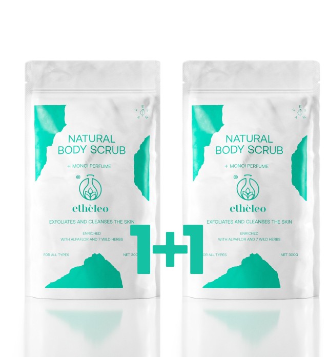 Etheleo Natural Body Scrub Monoi (1+1)