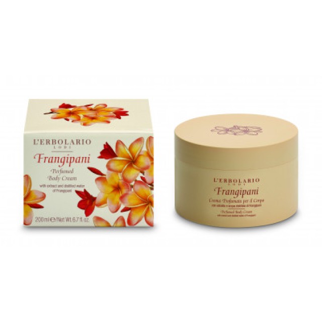 LERBOLARIO Frangipani αρωματική κρέμα σώματος 200ml