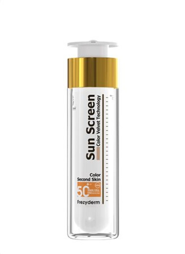 FREZYDERM SUN SCREEN COLOR VELVET FACE SPF 50+ Αντηλιακό με χρώμα