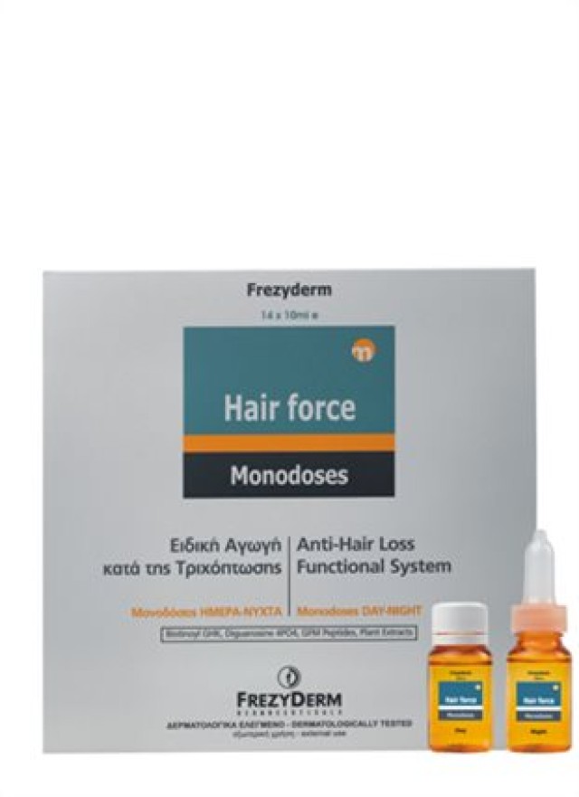 FREZYDERM HAIR FORCE MONODOSES DAY / NIGHT Αγωγή Κατά της Τριχόπτωσης