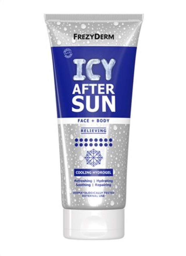 FREZYDERM ICY AFTER SUN -Υδρογέλη αποκατάστασης δέρματος μετά την έντονη ηλιοέκθεση