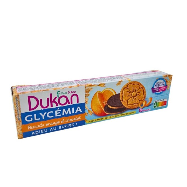 Dukan Glycemia Μπισκότα Με Πορτοκάλι Και Σοκολάτα 160gr