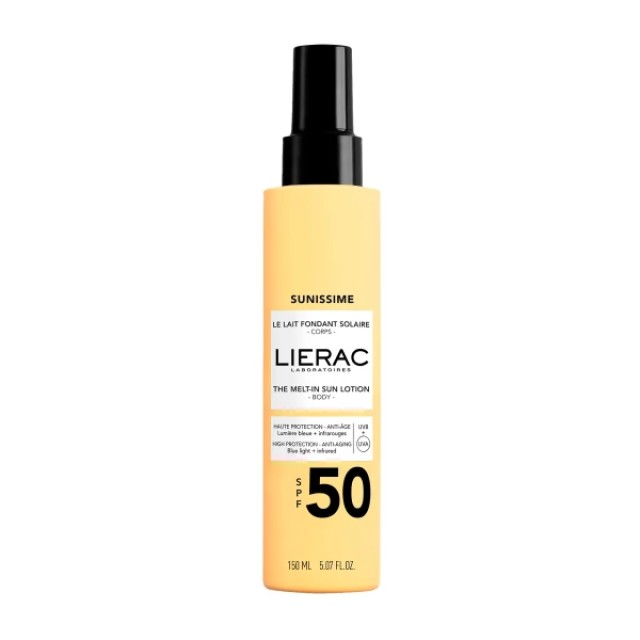 Lierac Sunissime The Melt-In Sun Lotion Spf 50 Αντηλιακό Γαλάκτωμα Σώματος, 150ml