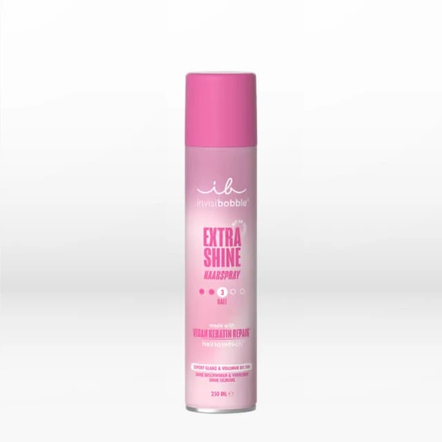 Invisibobble Hair Styling Extra Shine Hair Spray Σπρέι Μαλλιών για Λάμψη και Κράτημα Μεγάλης Διάρκειας, 250ml