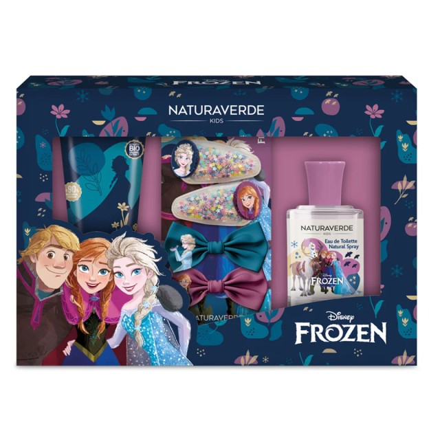 Frozen Σετ με Αφρόλουτρο 100ml, Eau de Toilette Άρωμα 30ml & Κοκαλάκια για Μαλλιά, 1σετ