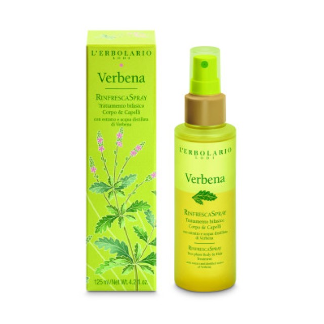 LERBOLARIO Διφασικό σπρέι για σώμα και μαλλιά Verbena 125 ml