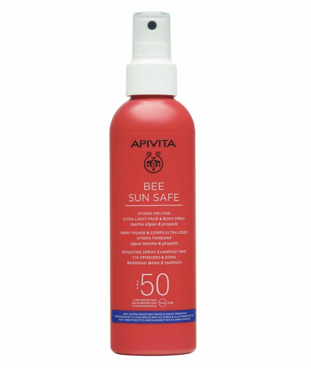 Apivita Bee Sun Safe Hydra Melting Ultra-Light Face & Body Spray SPF50 200ml