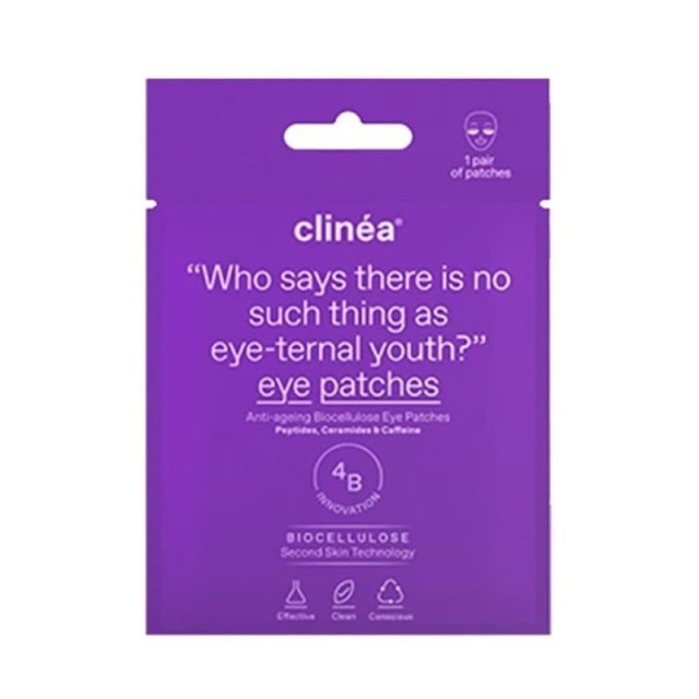 Clinea Anti-ageing Biocellulose Eye Patches για Αντιγήρανση 1 ζευγάρι