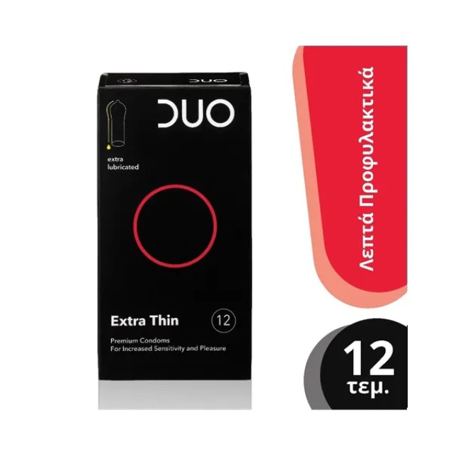 Duo Premium Extra Thin Πολύ Λεπτά 12τμχ