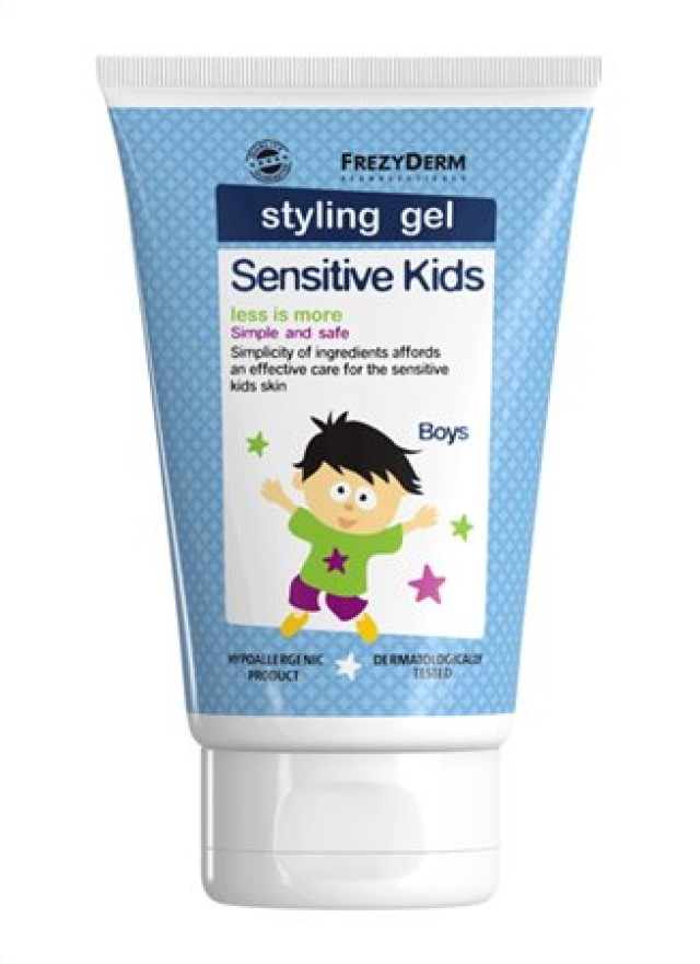 FREZYDERM SENSITIVE KIDS STYLING GEL Παιδικό Ζελέ Μαλλιών