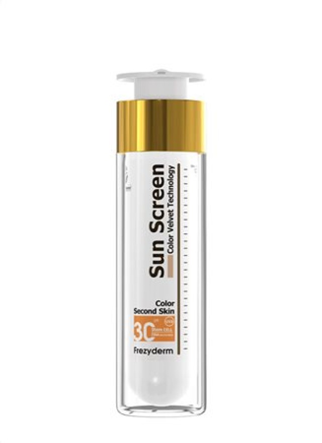 FREZYDERM SUN SCREEN COLOR VELVET FACE SPF 30 Έγχρωμο Αντηλιακό Προσώπου