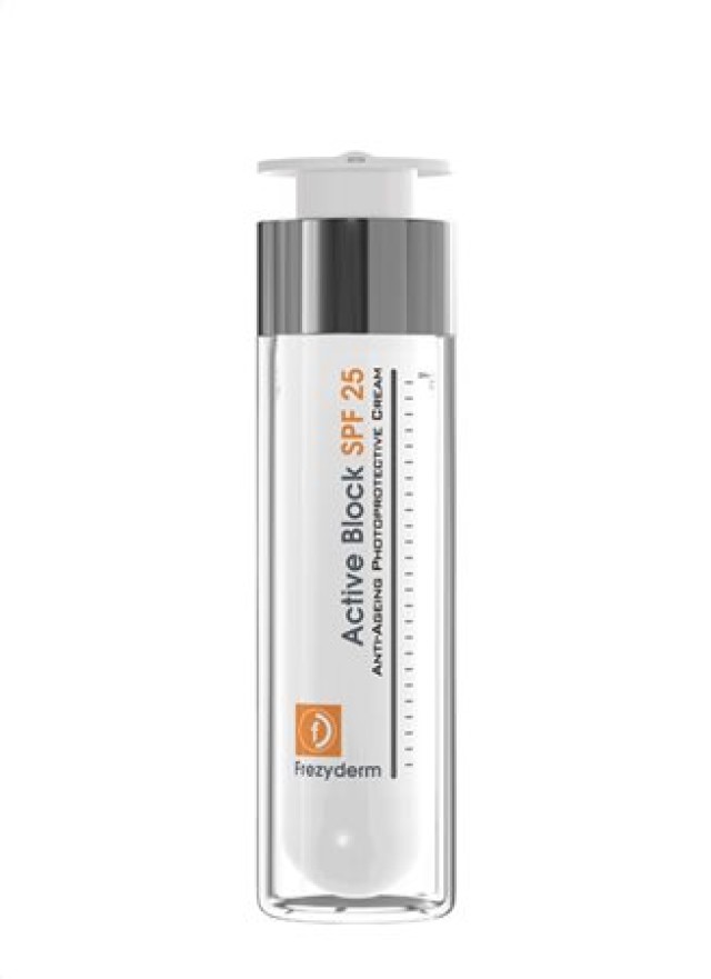 FREZYDERM ACTIVE BLOCK SPF 25 - Αντιγηραντική Κρέμα Ημέρας