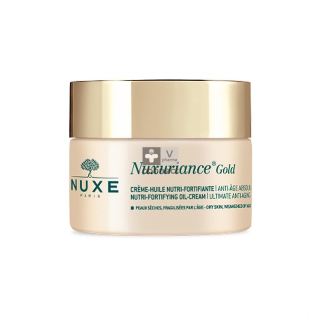 Nuxe Promo Nuxuriance Gold Nutri-Fortifying Oil-Cream Αντιγηραντική Κρέμα Προσώπου Ημέρας για Ξηρές Επιδερμίδες 50ml