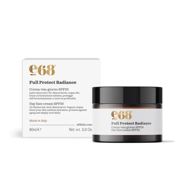 E68 Full Protect Radiance Day Face Cream SPF30 50ml (Αντιρυτιδική Κρέμα Προσώπου με Αντηλιακή Προστασία)