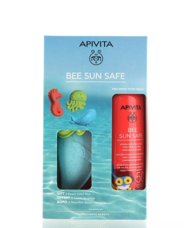 Apivita Promo Bee Sun Safe Kids Lotion SPF50 200ml & Δώρο Παιχνίδια Άμμου Παραλίας