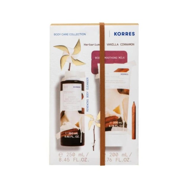 Korres Promo Βανίλια Κανέλα Αφρόλουτρο 250ml & Γαλάκτωμα Σώματος 200ml