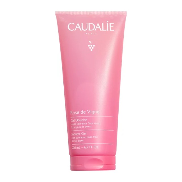 Caudalie Rose De Vigne Gel Douche, Απαλό Αφρόλουτρο με Άρωμα Τριαντάφυλλο 200ml