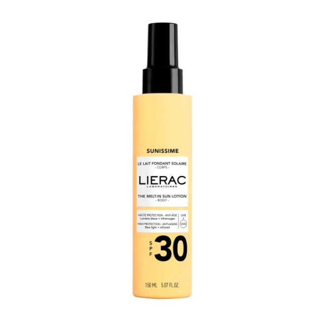 Lierac Sunissime The Melt-In Sun Lotion Spf 30 Αντηλιακό Γαλάκτωμα Σώματος, 150ml