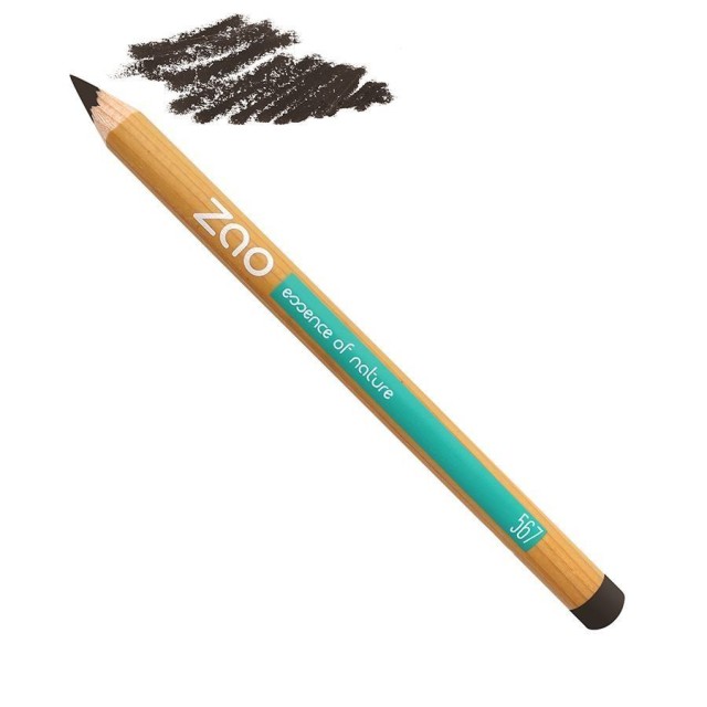 Zao Organic EyeBrow Pencil 567 Ebony Brown