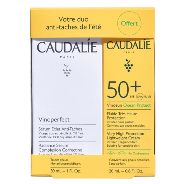 Caudalie Promo Vinoperfect Serum 30ml & Vinosun Ocean Protect SPF50 20ml